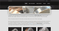 Desktop Screenshot of metal-tapes.com